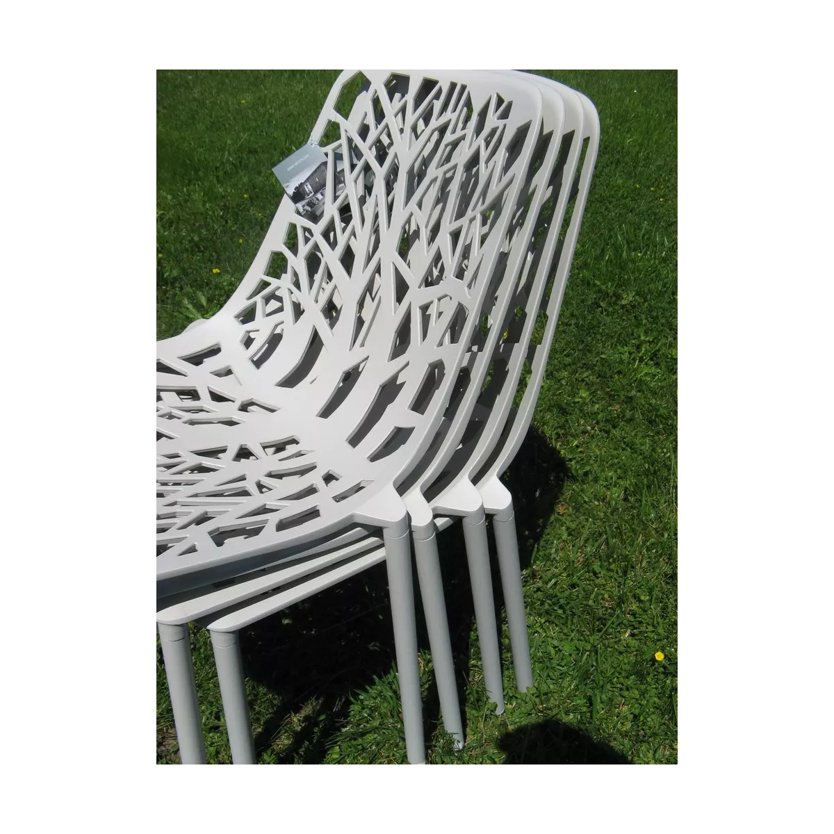 Chaise Aluminium Forest Gris Poudré