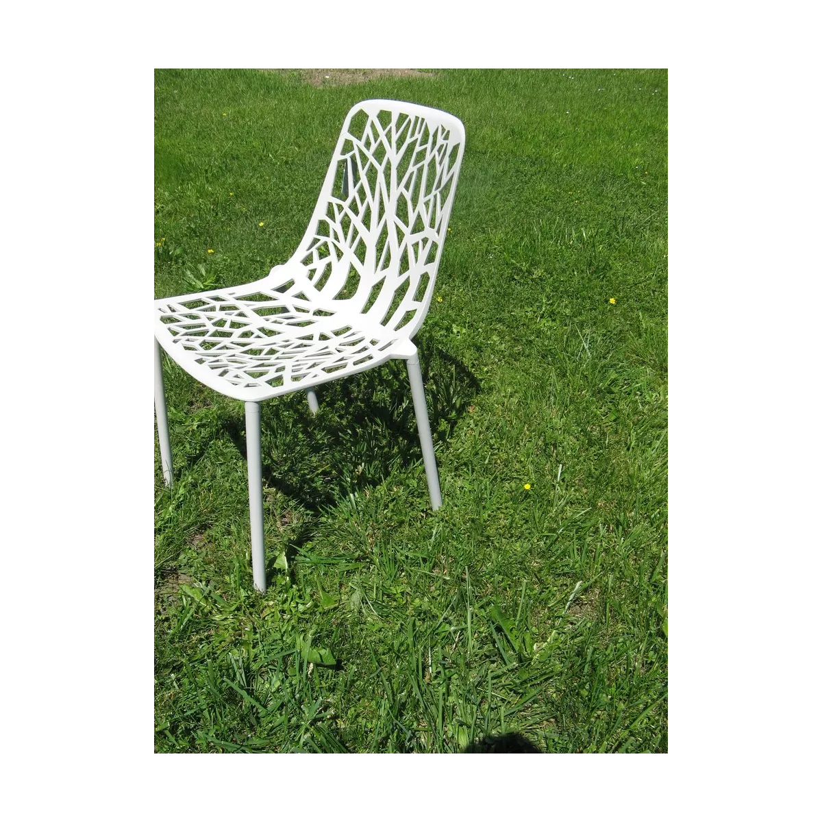 Chaise Aluminium Forest Gris Poudré