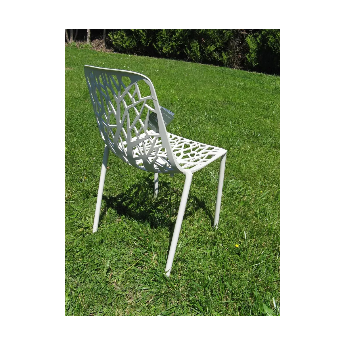 Chaise Aluminium Forest Gris Poudré