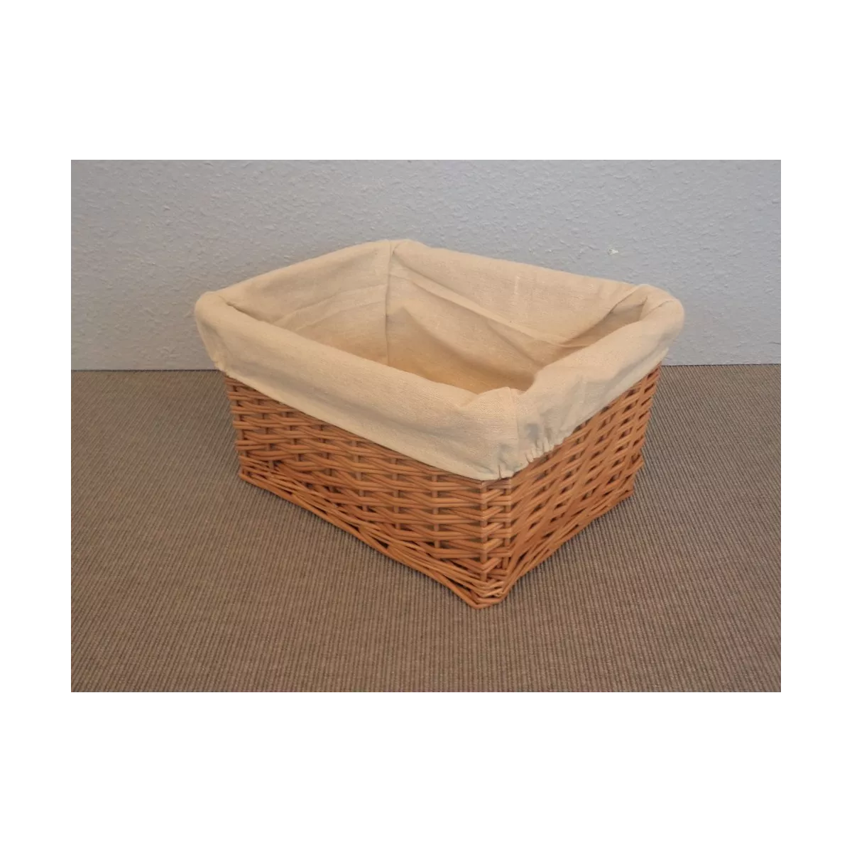 Casier Osier Naturel 28x22