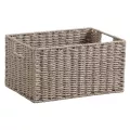 Casier Cordé taupe et métal  35x25
