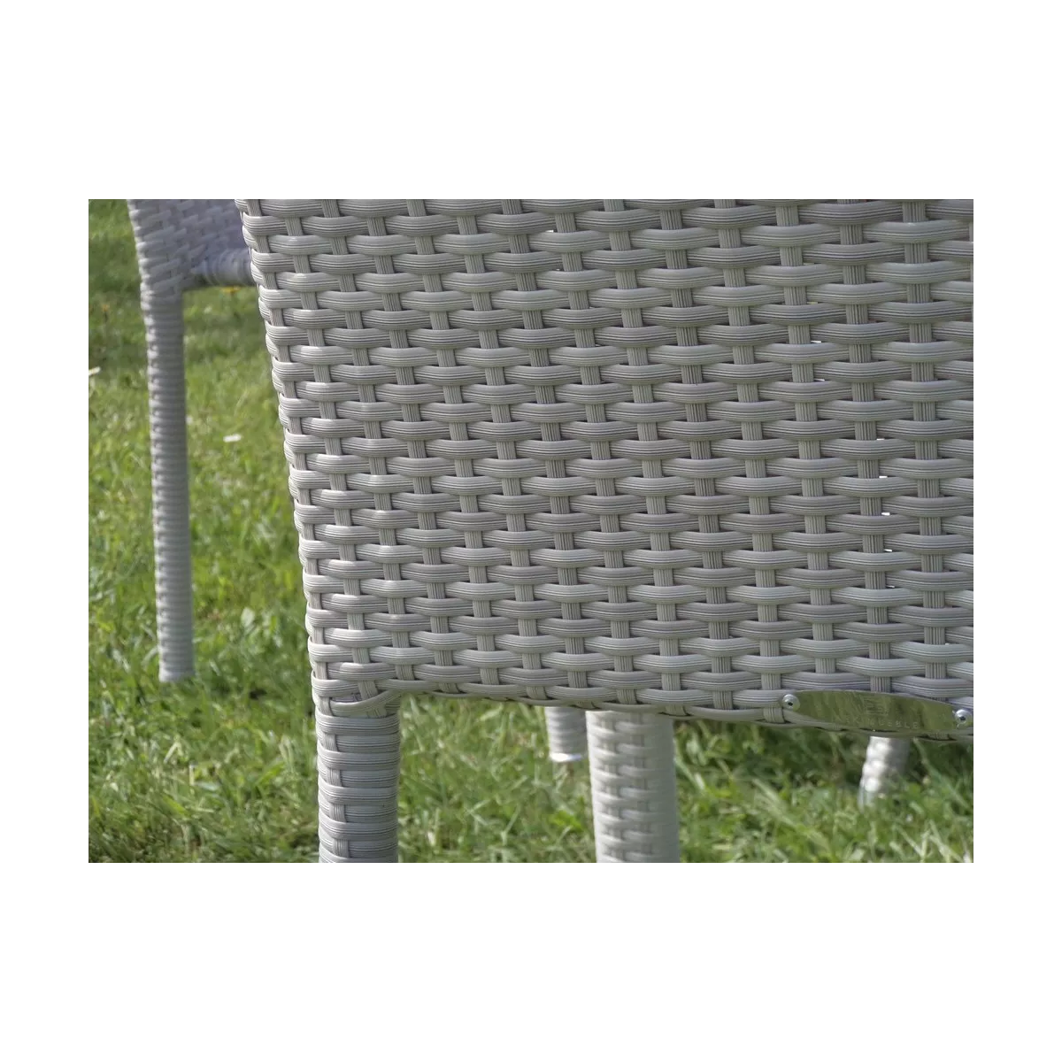 Fauteuil de Table Monaco Résine Gris