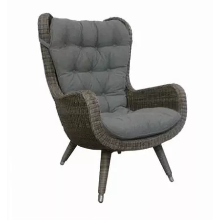 Fauteuil Yvette Résine Grey