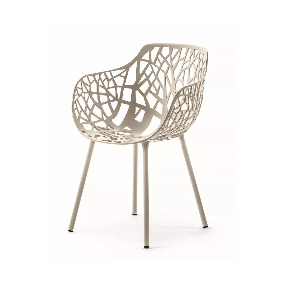 Fauteuil Aluminium Forest Gris Poudré