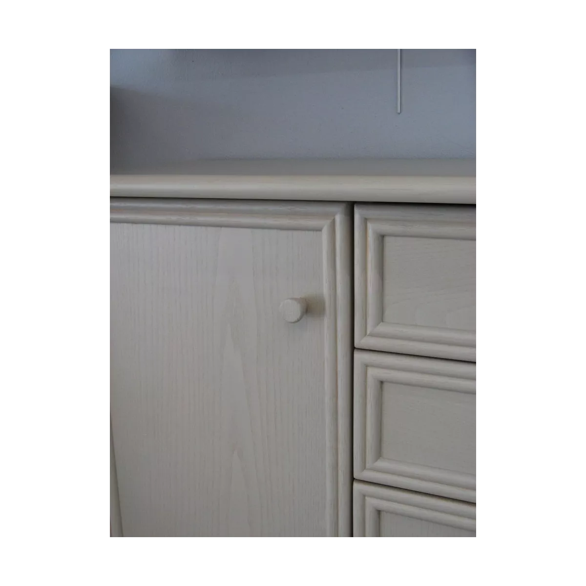 Meuble Largo 87x39 : 2 Portes et 2 Tiroirs Perle