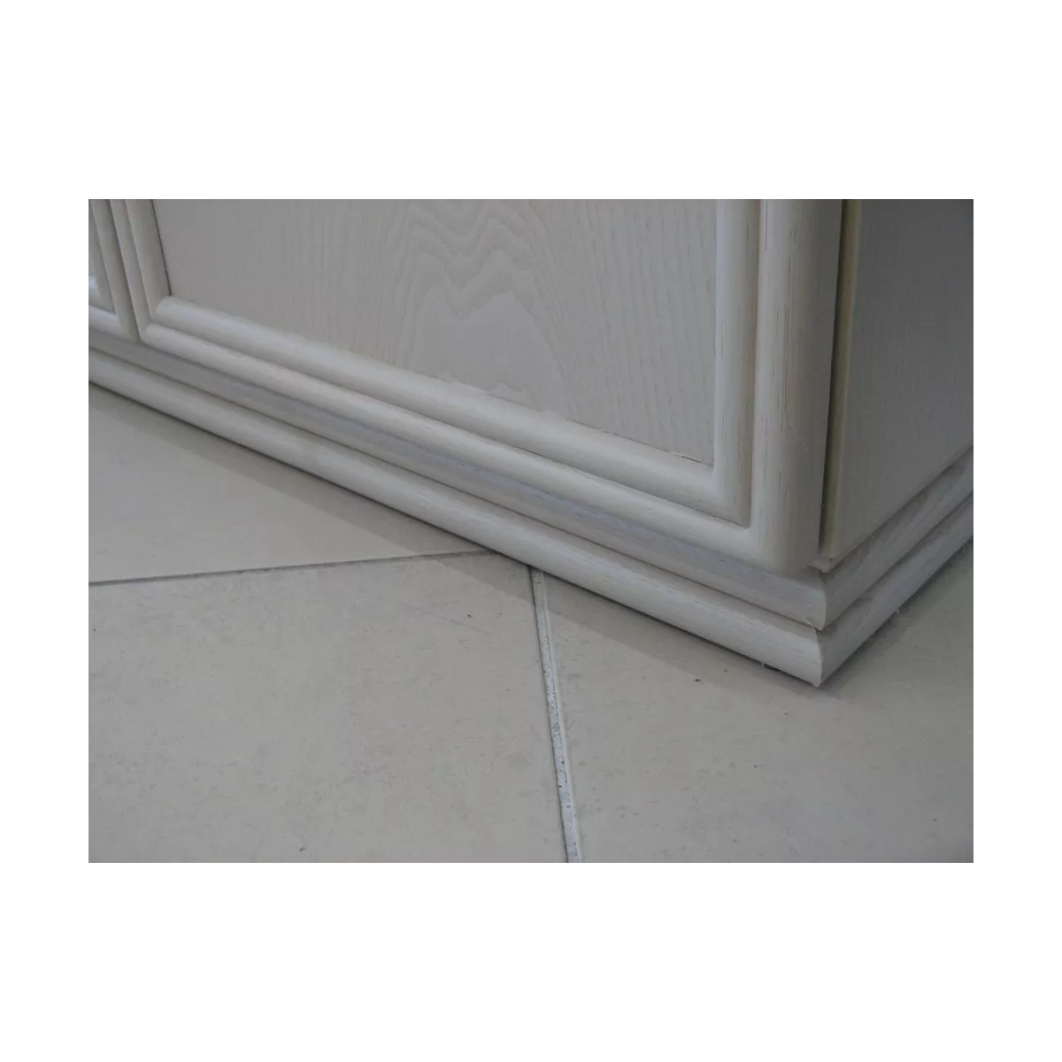 Meuble Largo 87x39 : 2 Portes et 2 Tiroirs Perle