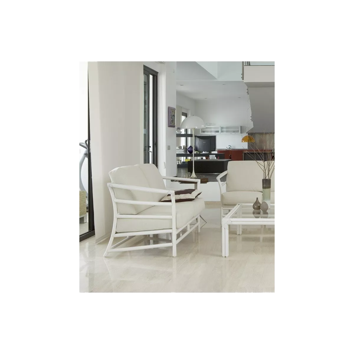 Table Basse Madrid Carrée Blanc