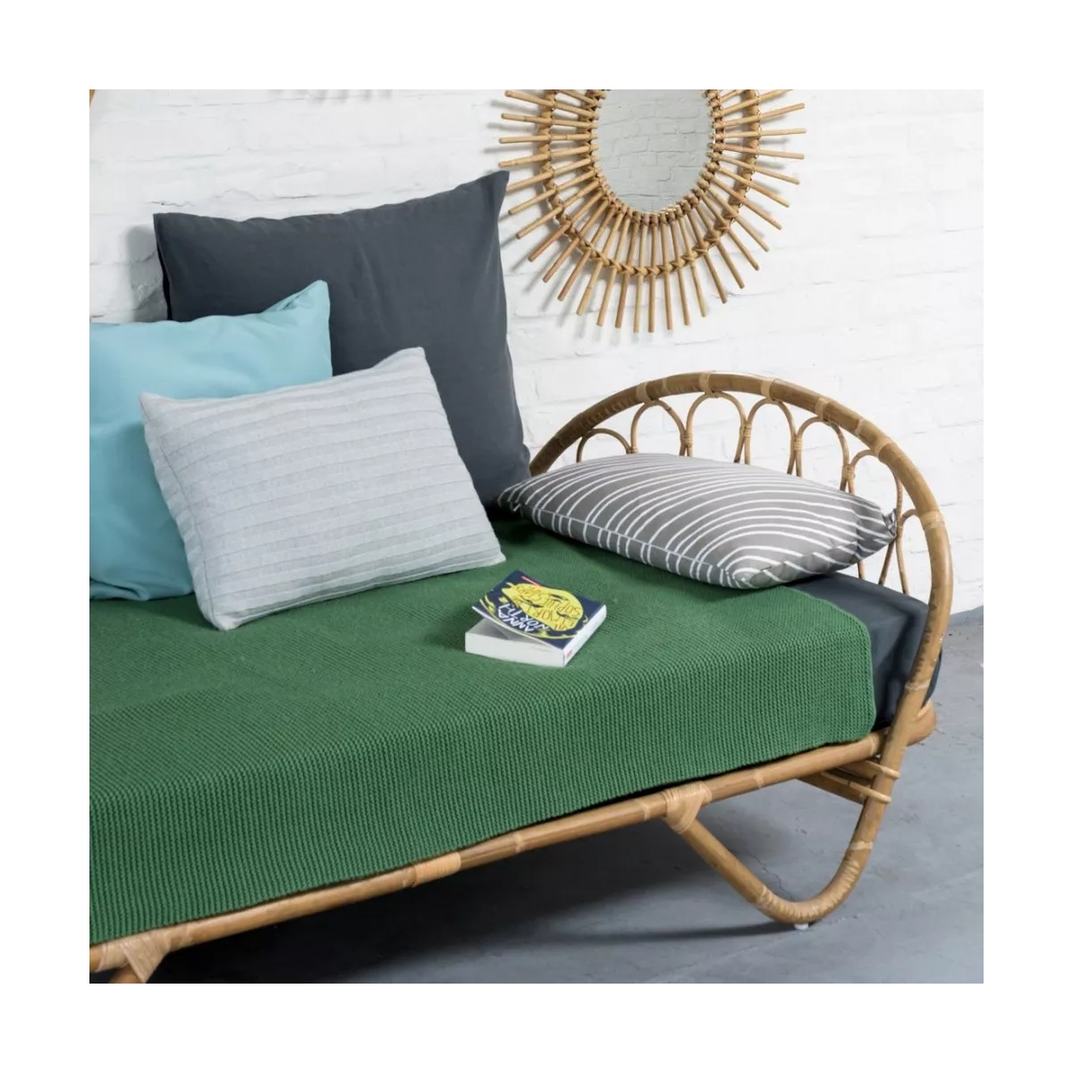 Lit Corbeille Rotin Naturel