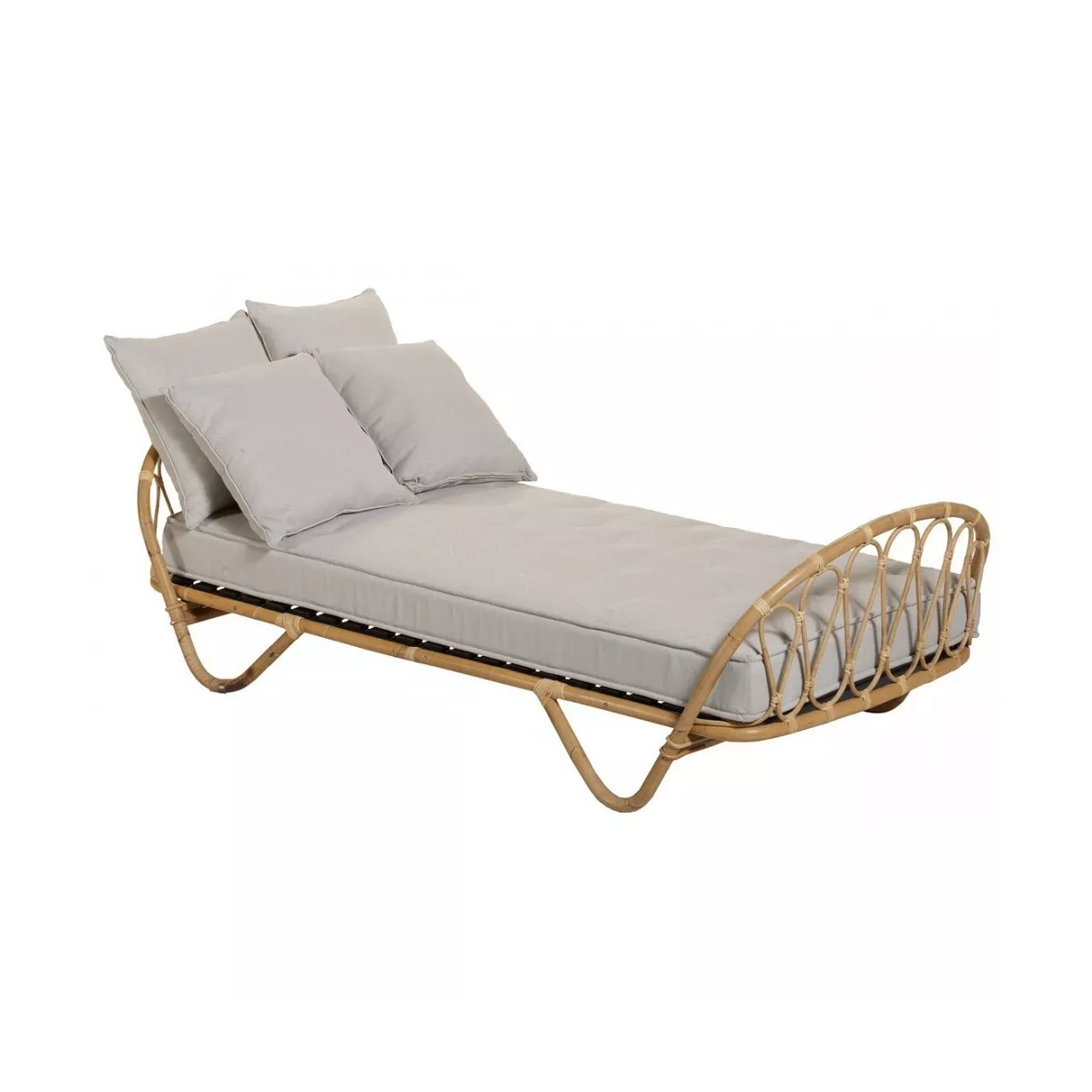 Lit Corbeille Rotin Naturel