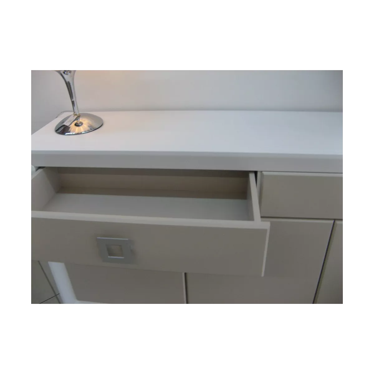 Bahut Genève Sable 3 Portes et 2 Tiroirs