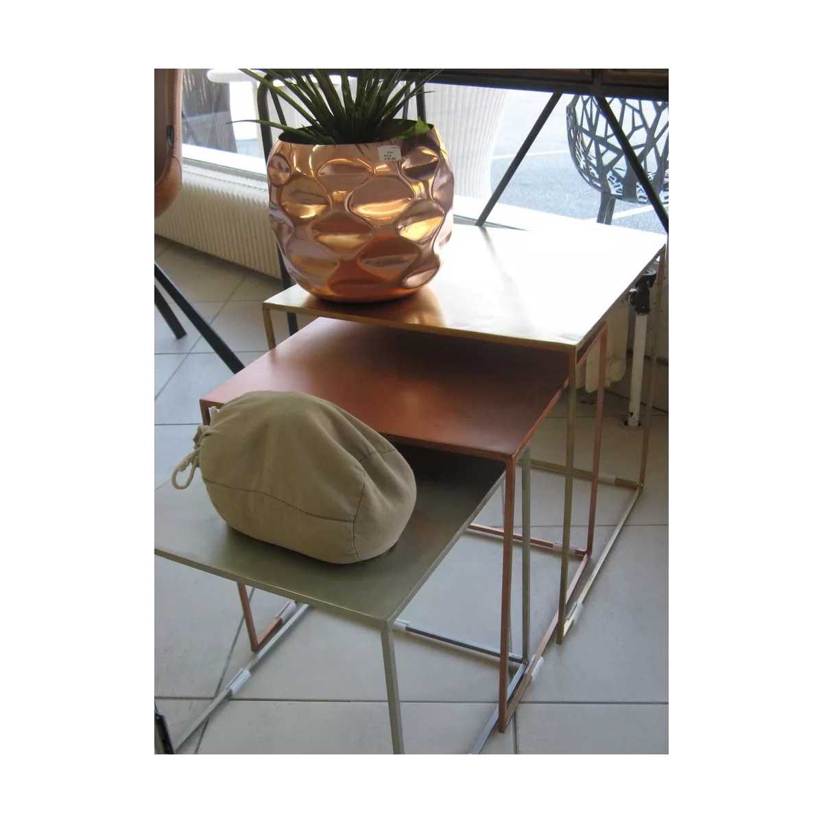 Vase Métal Brossé Cuivre