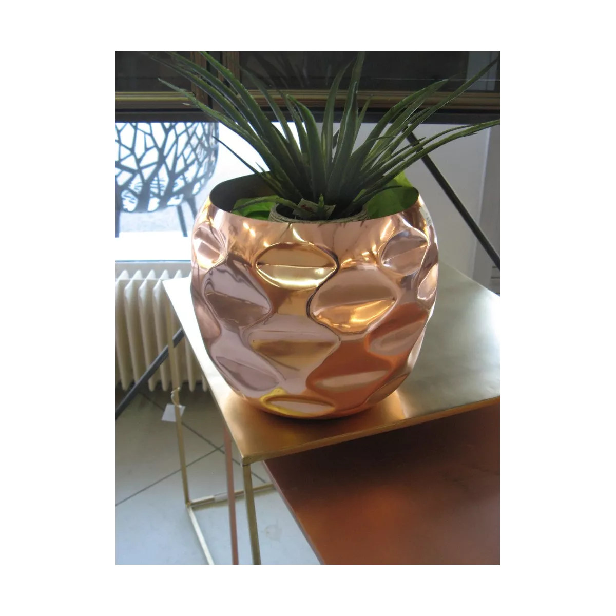 Vase Métal Brossé Cuivre