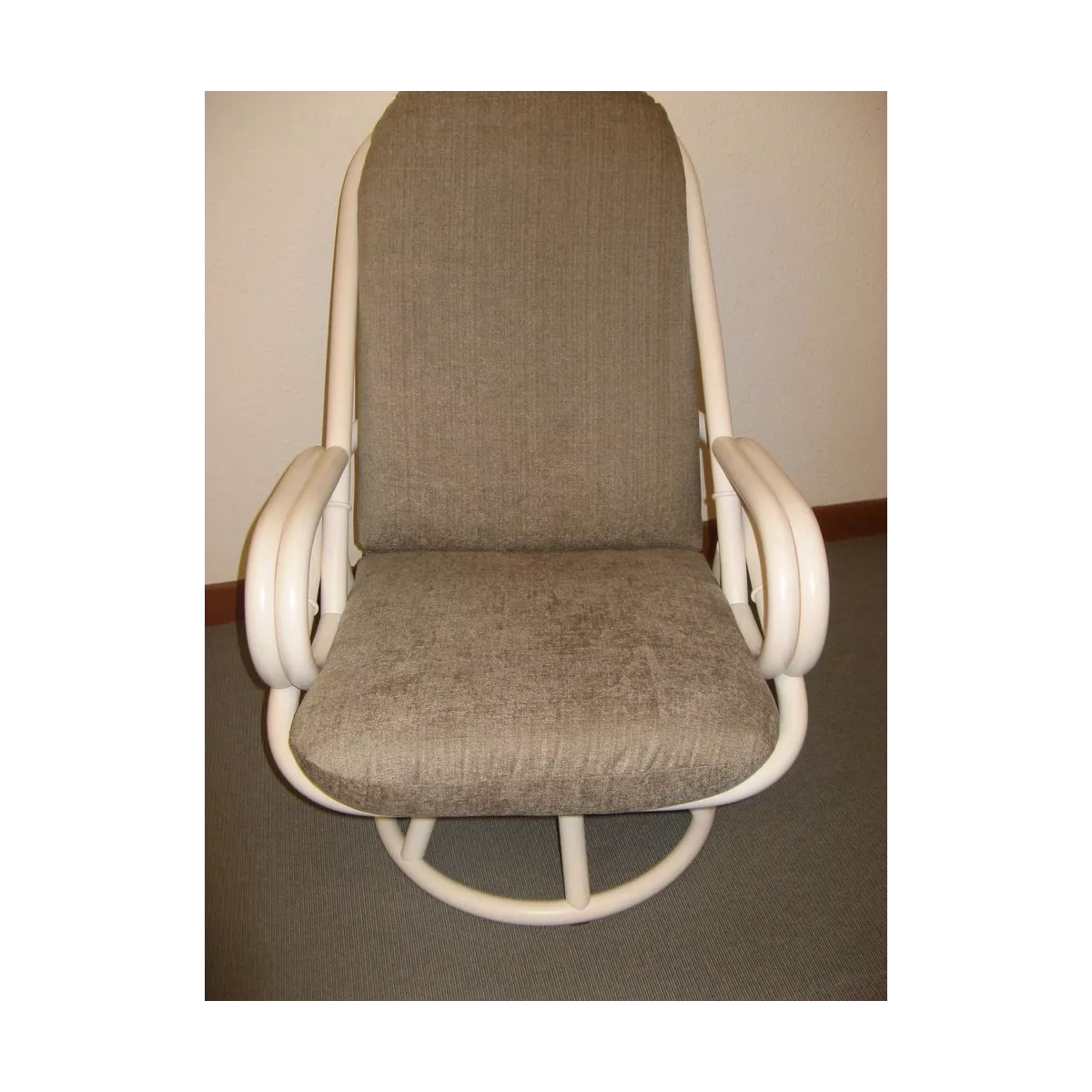 Fauteuil Relax Pivotant Blanc