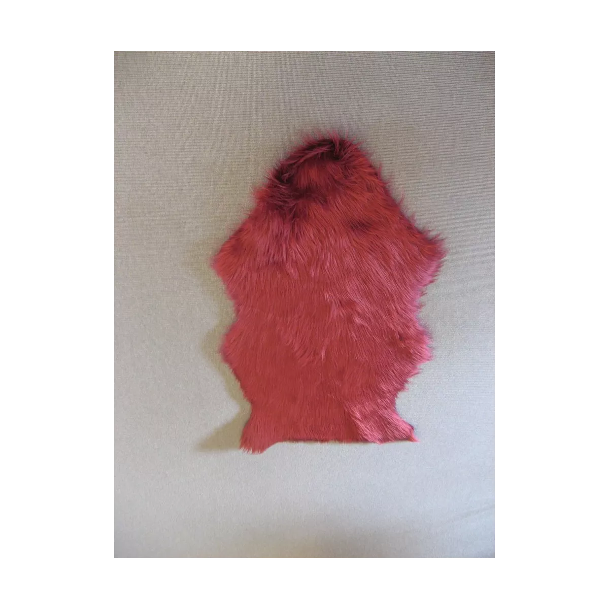 Peau Imitation Fourrure Rouge