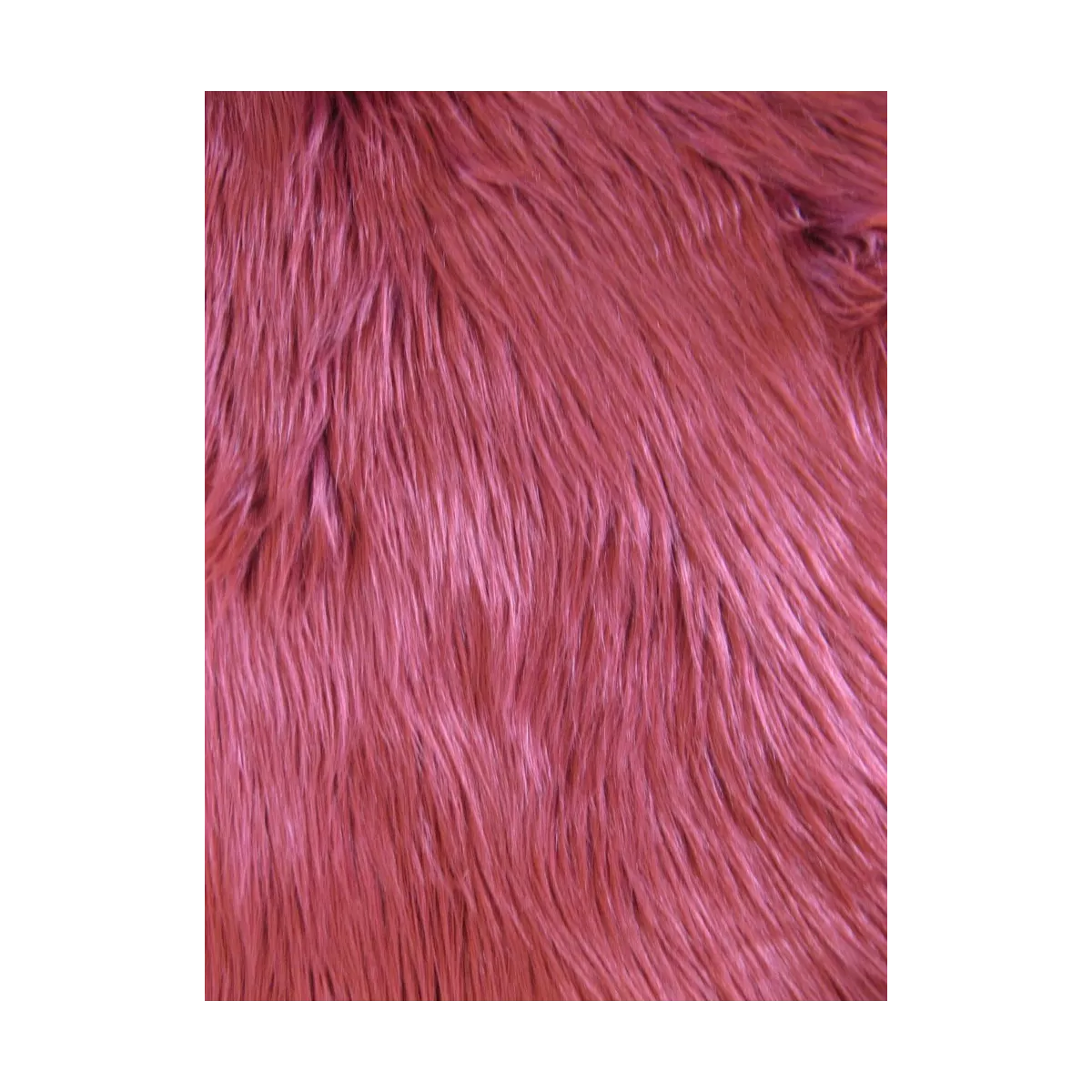 Peau Imitation Fourrure Rouge