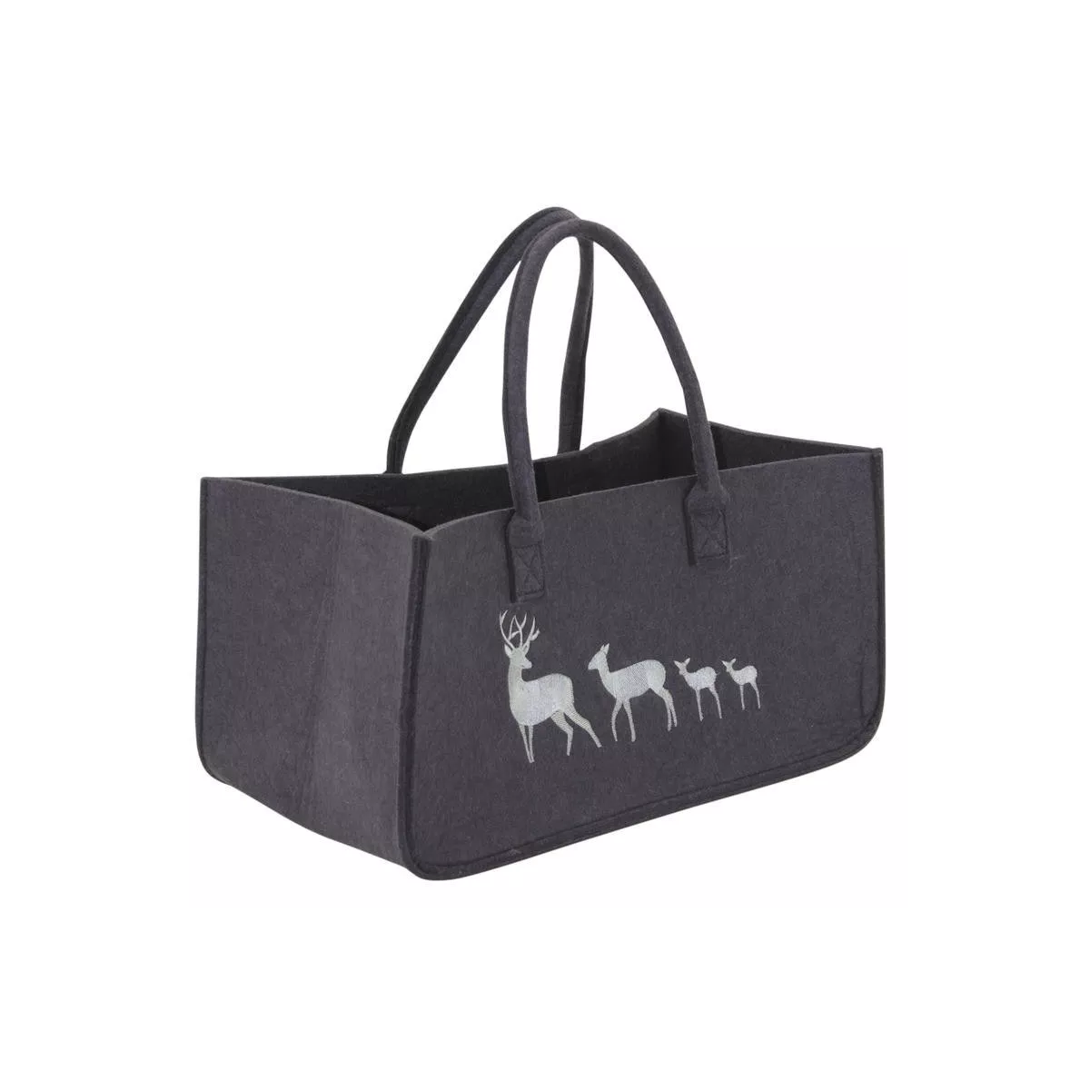 Sac à Buches Feutrine Cerf