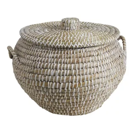 Panière bombé en Jonc 47x30