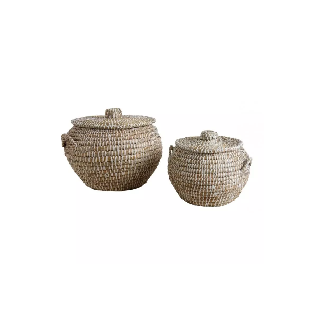 Panière bombé en Jonc 47x30
