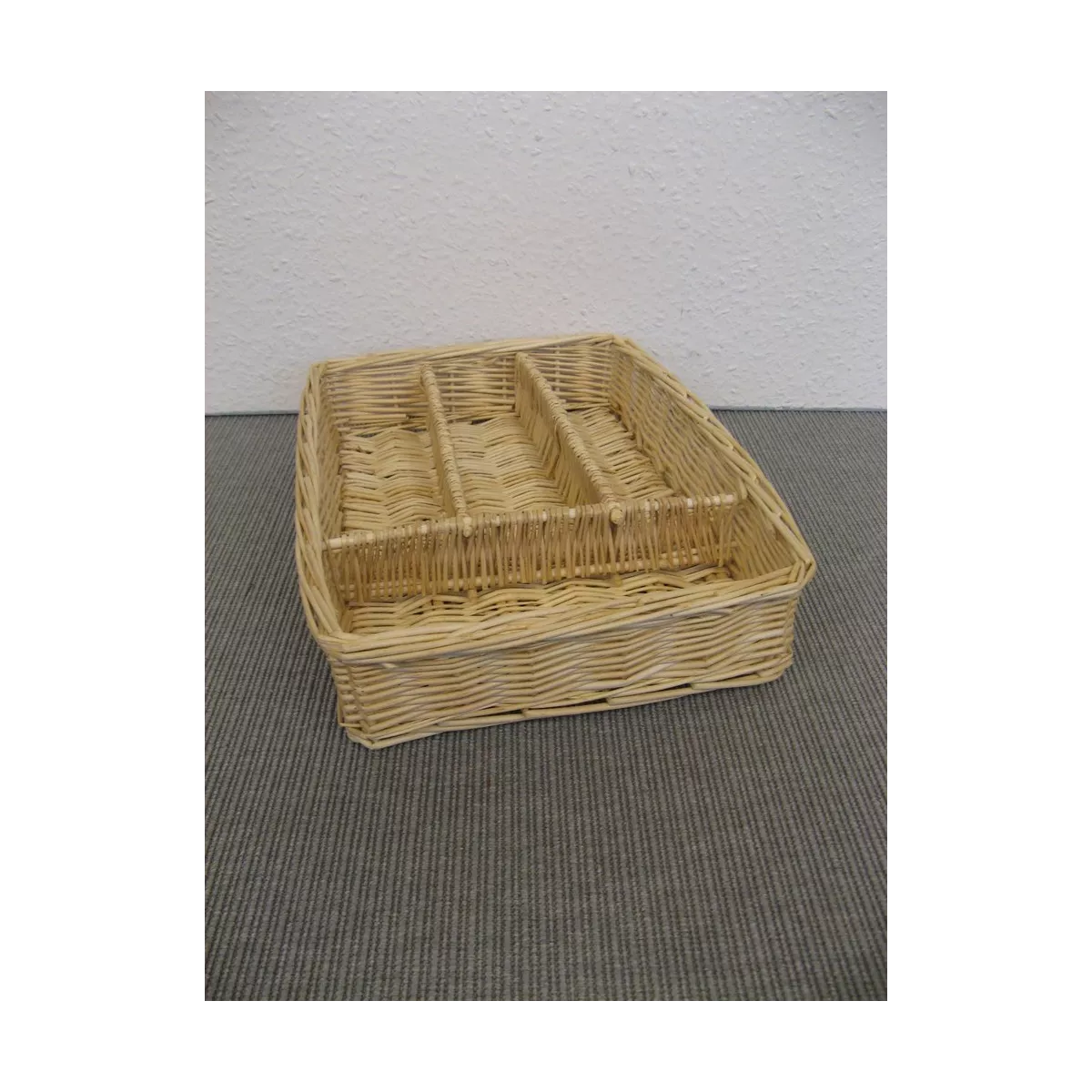 Range Couverts en osier naturel