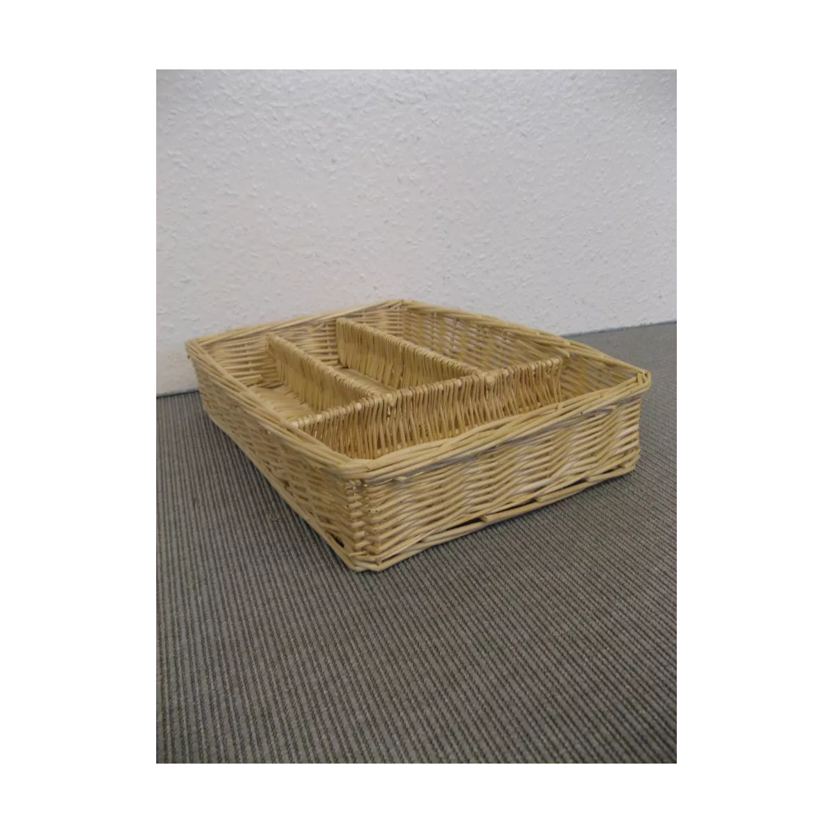Range Couverts en osier naturel