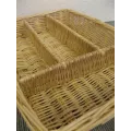 Range Couverts en osier naturel