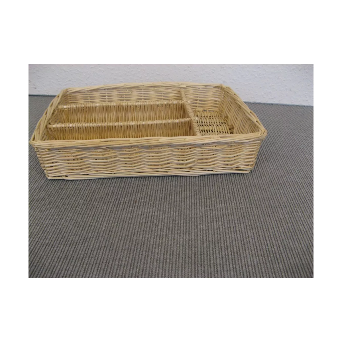 Range Couverts en osier naturel