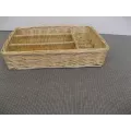 Range Couverts en osier naturel