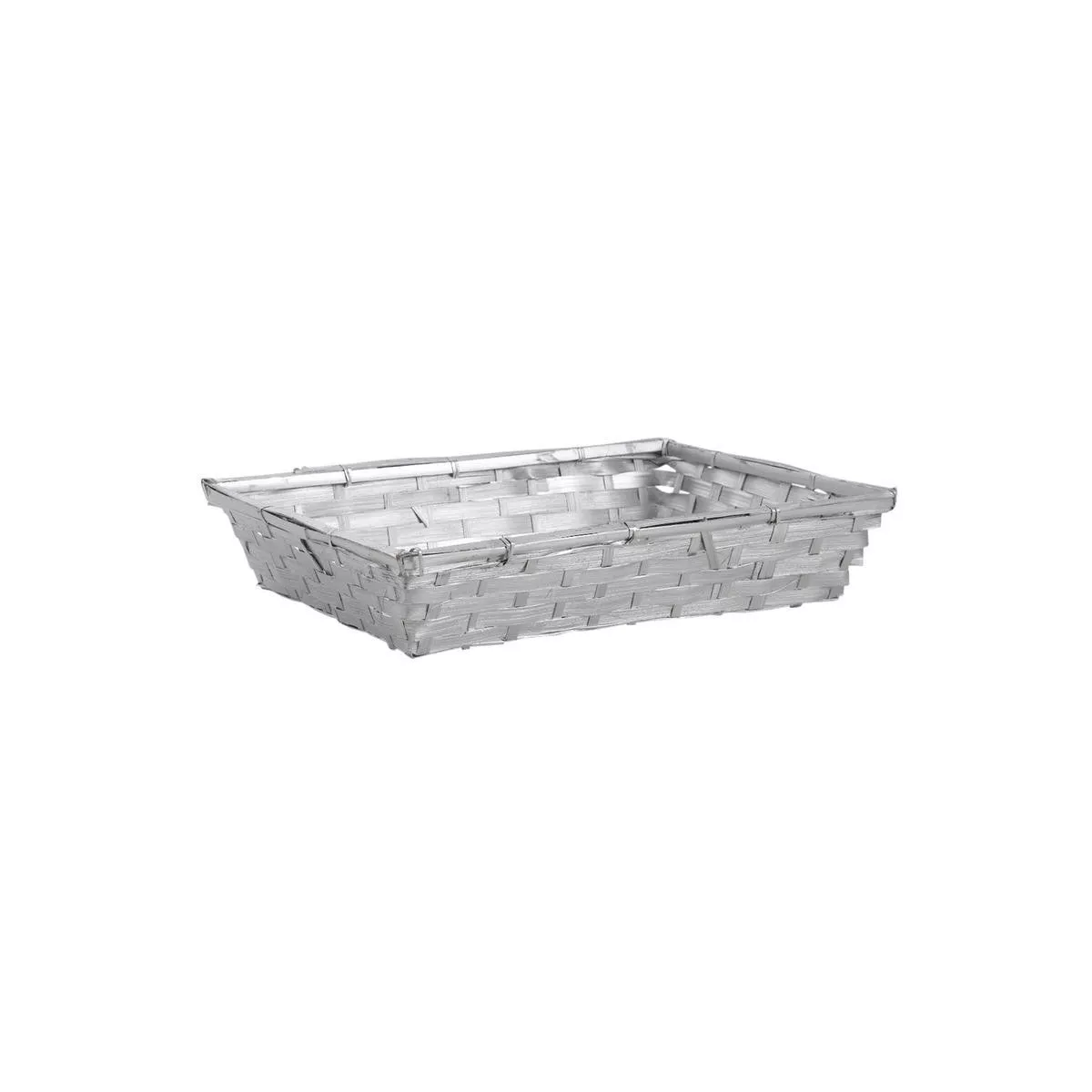 Manne bambou Argent 26x20
