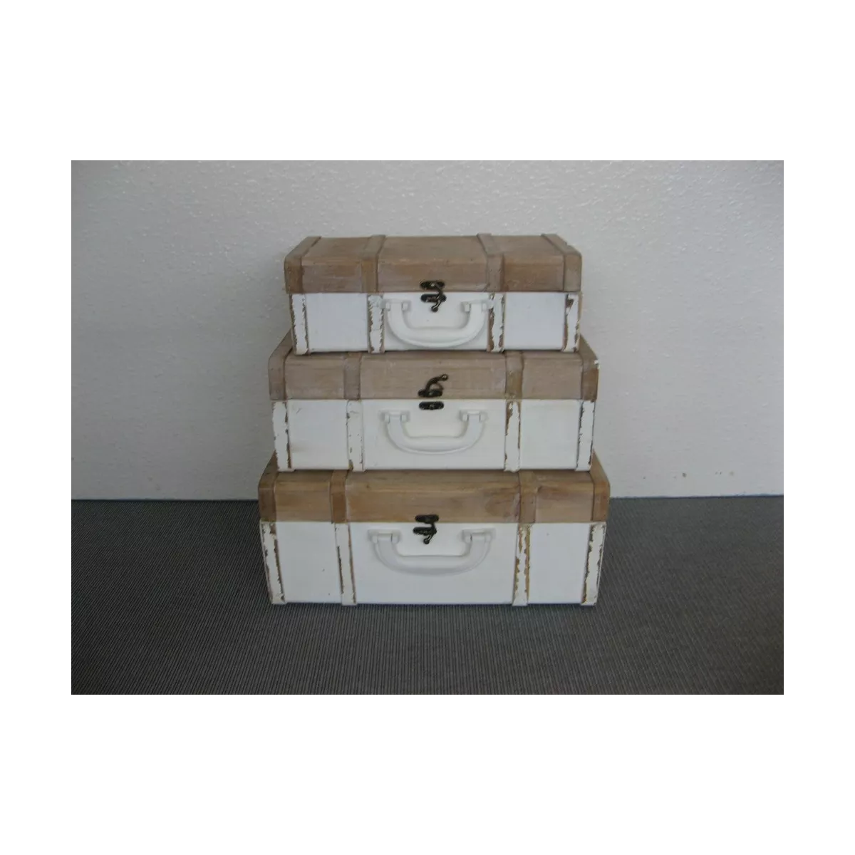 Valise Bambou Bicolore 32x18