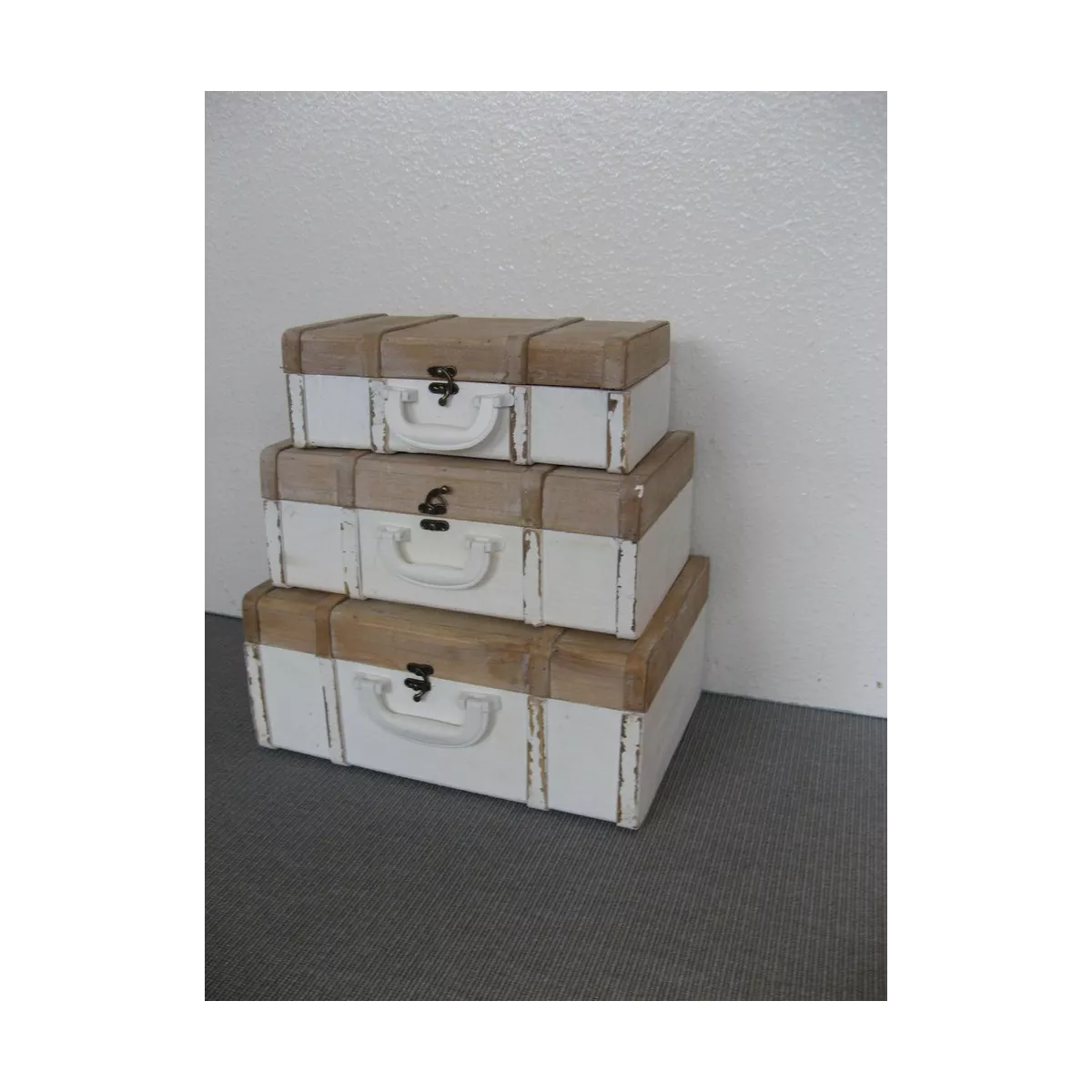 Valise Bambou Bicolore 32x18