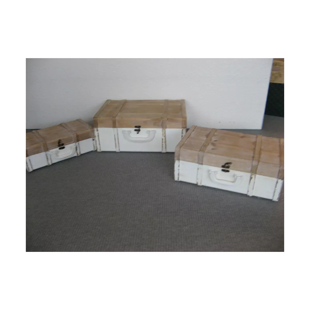 Valise Bambou Bicolore 32x18