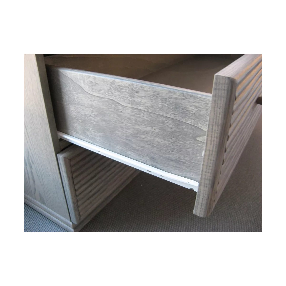 Commode Traill 6 Tiroirs Grise