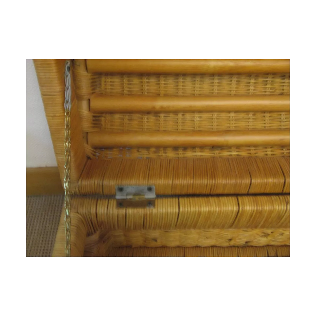 Coffre Rotin Valin Miel  64x28