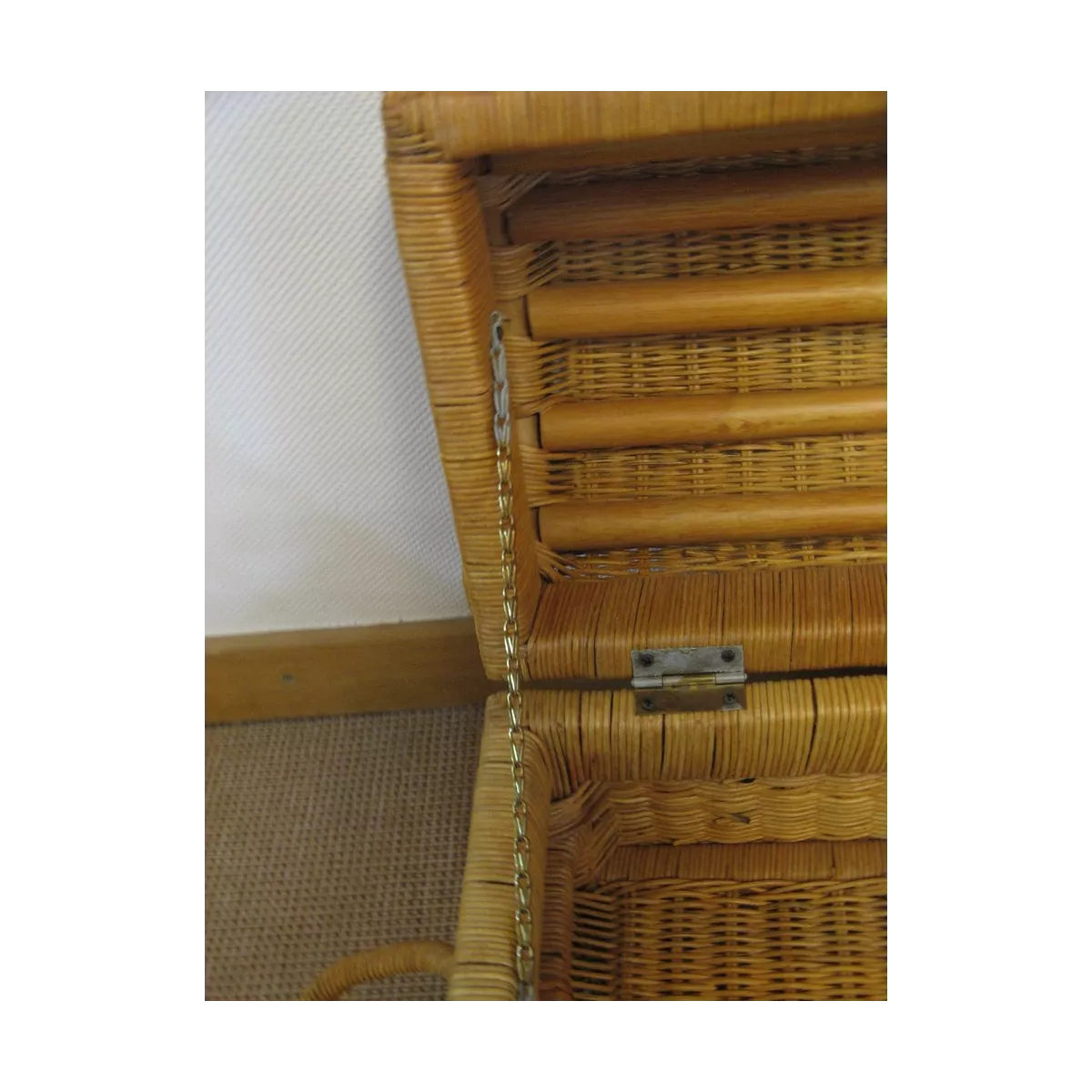 Coffre Rotin Valin Miel  64x28
