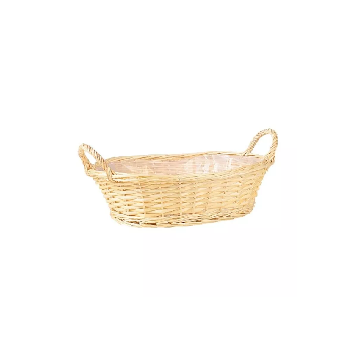 Corbeille Ovale Eclisse Blanche 37x27