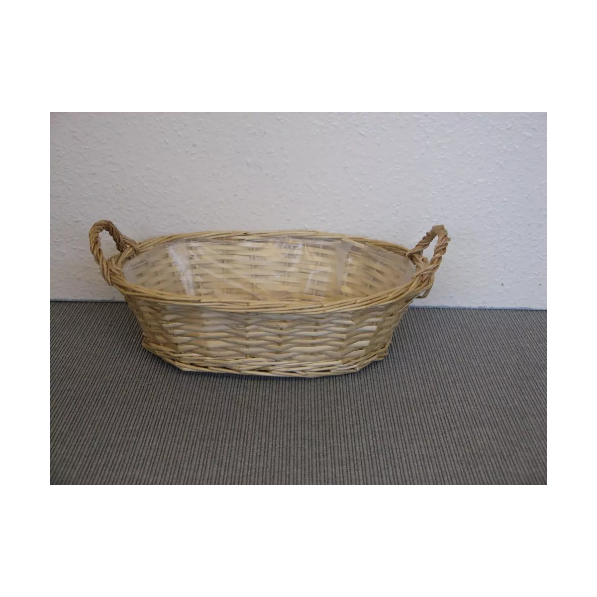 Corbeille Ovale Eclisse Blanche 37x27