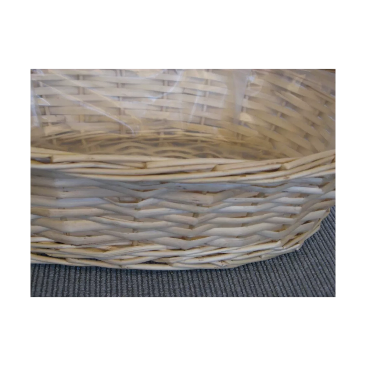 Corbeille Ovale Eclisse Blanche 37x27