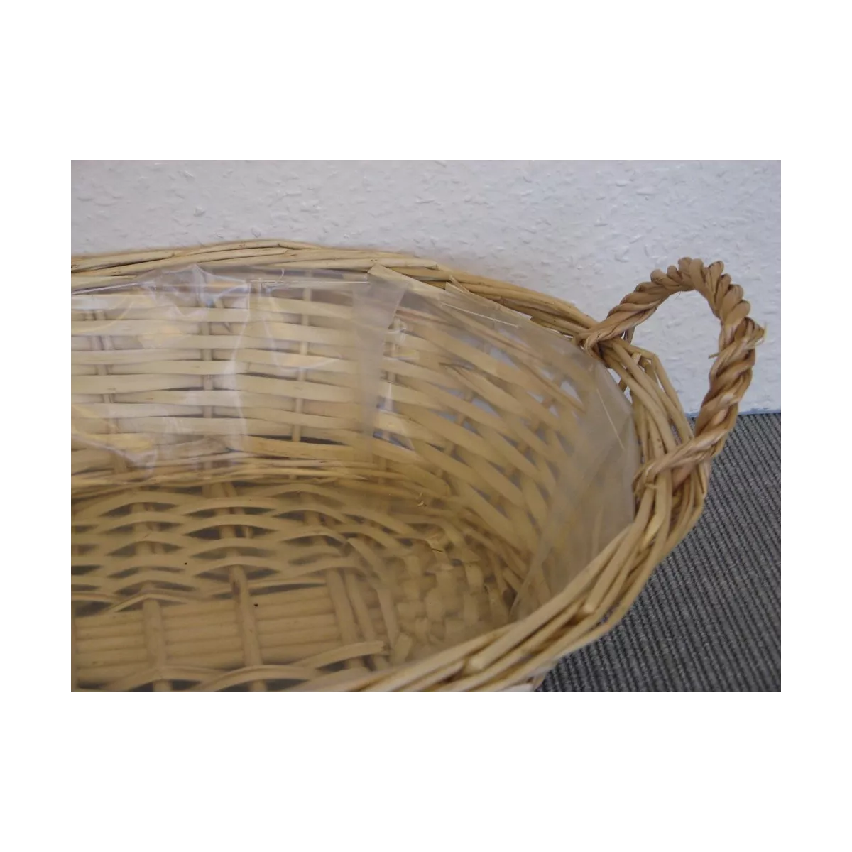 Corbeille Ovale Eclisse Blanche 37x27