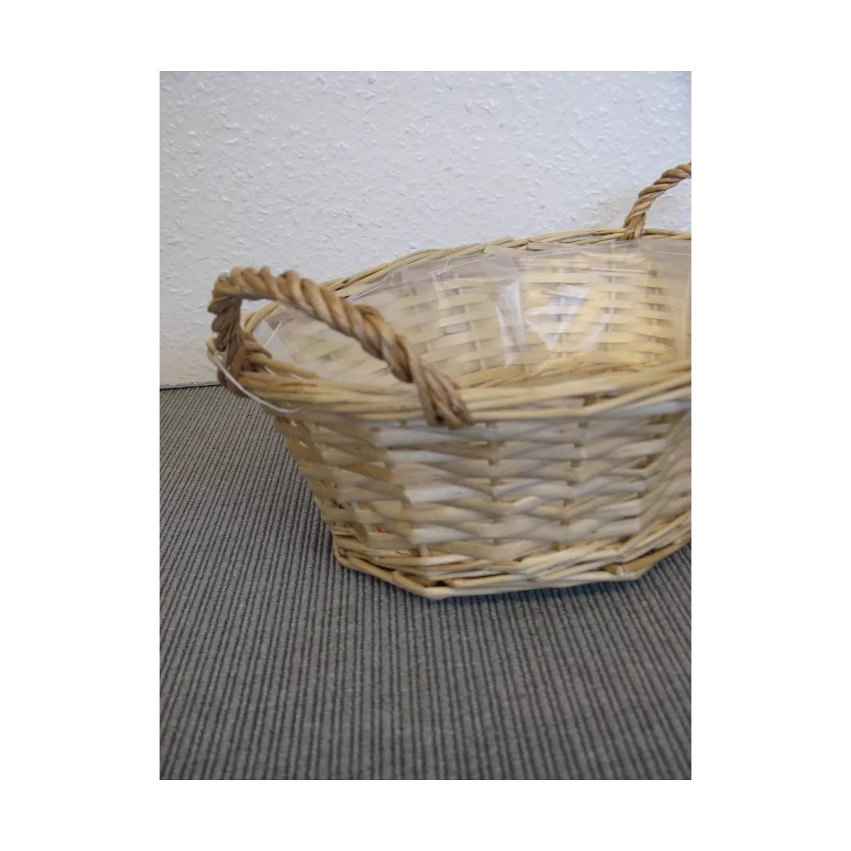 Corbeille Ovale Eclisse Blanche 37x27