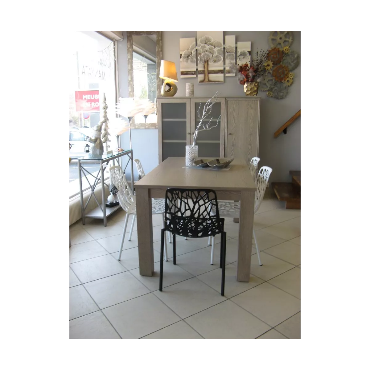 Table Kubiki 150x90 Gris