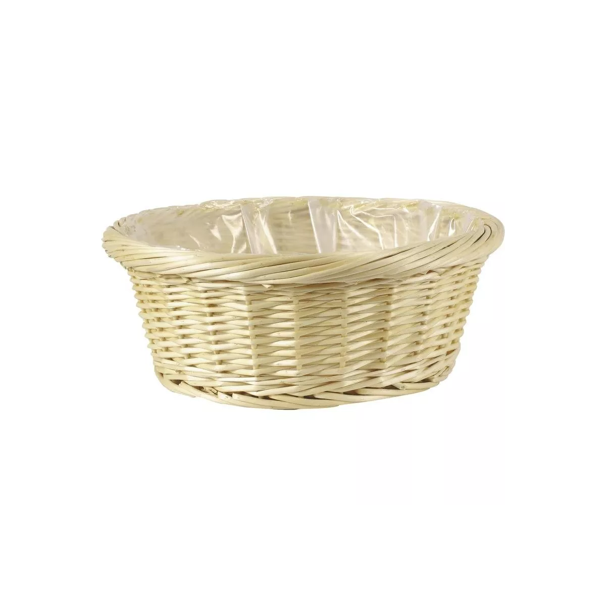 Corbeille Ronde Eclisse 40x40 Naturel