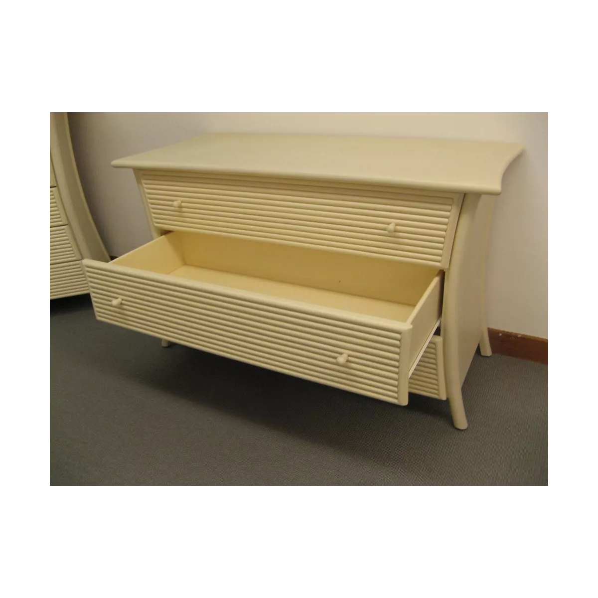 Commode Hanoï 3 Tiroirs Ivoire