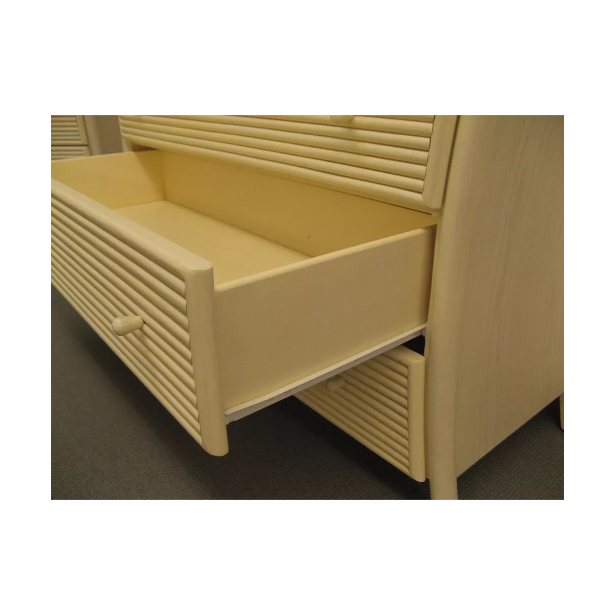 Commode Hanoï 3 Tiroirs Ivoire