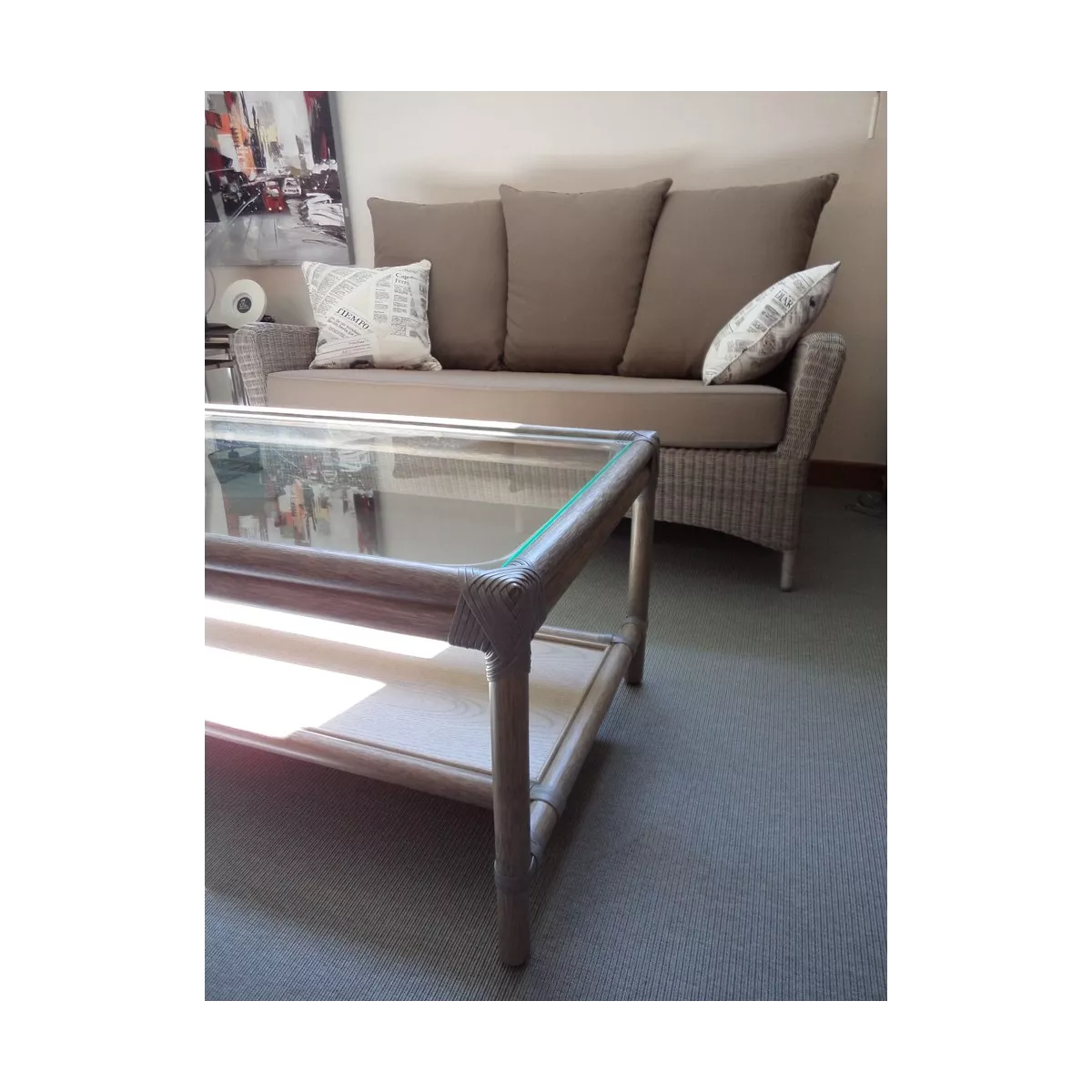 Table Basse Leeds Grise