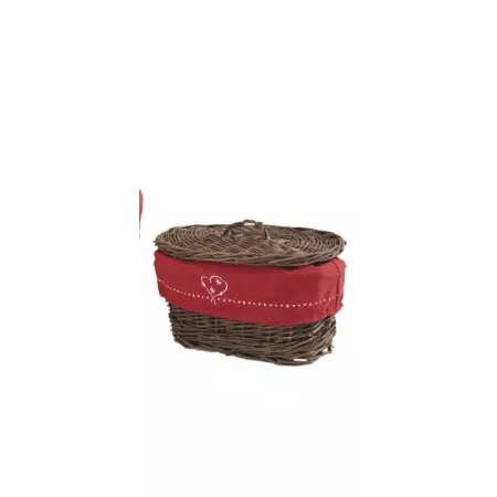 Corbeille avec couvercle 27x17