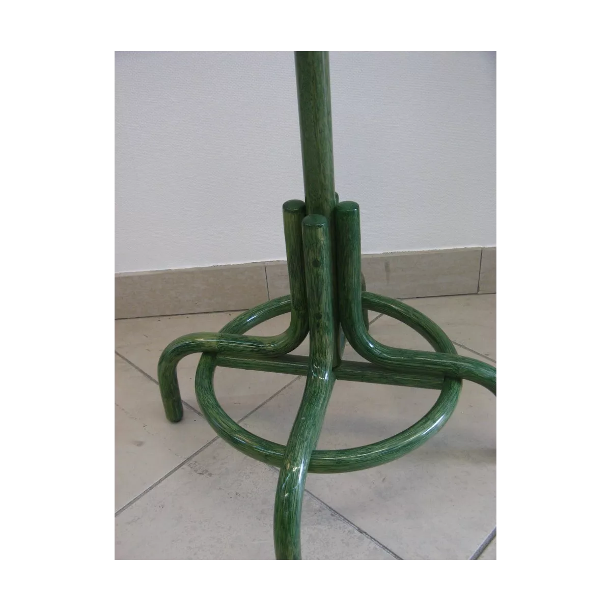 Porte  Manteaux Rotin Coloris Vert