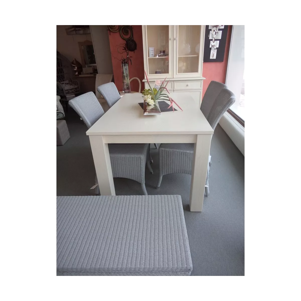 Chaise Mary Loom Gris Bleu