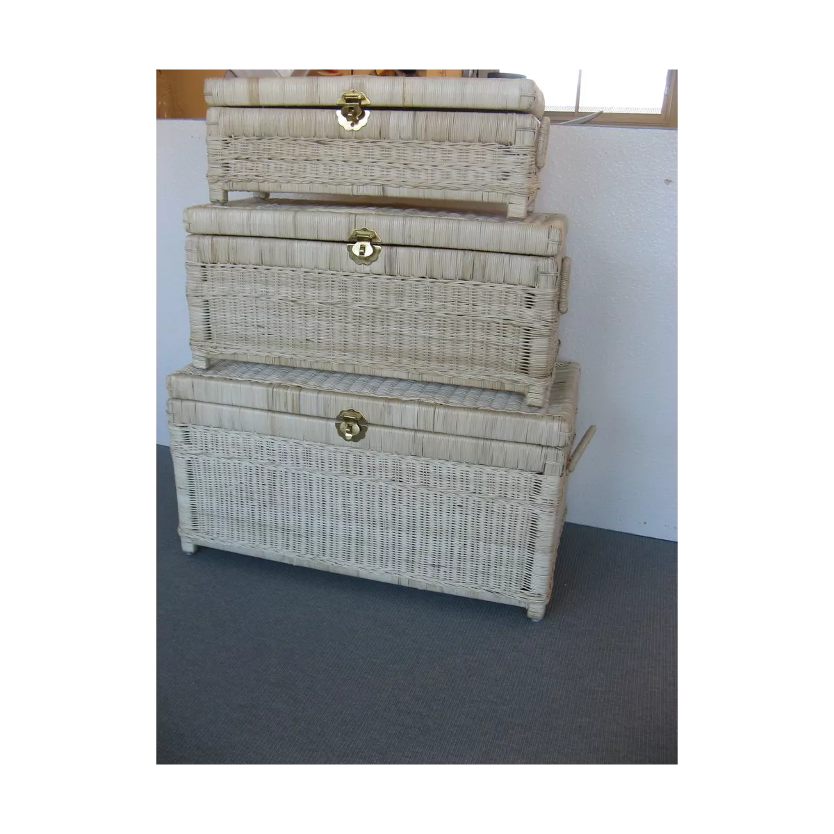 Coffre Rotin Torres Naturel  67x24