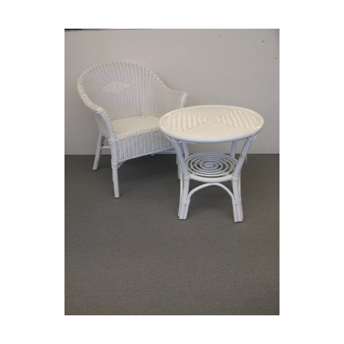Table Kiddies 60x60 Blanche