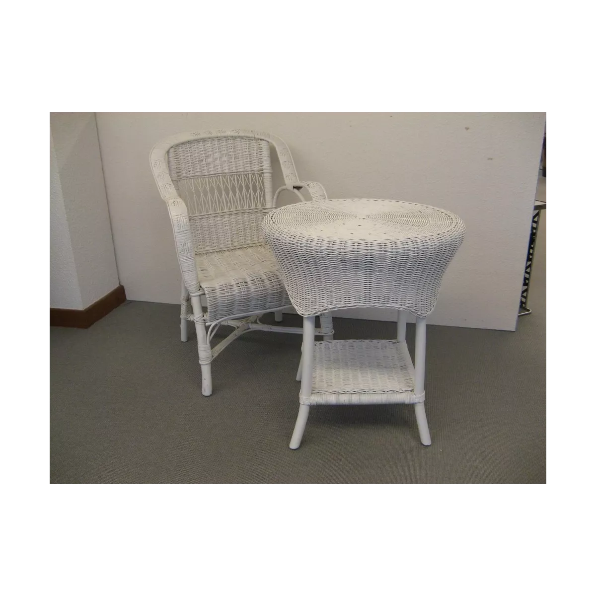 Table Melody Blanc Diam 60 cm